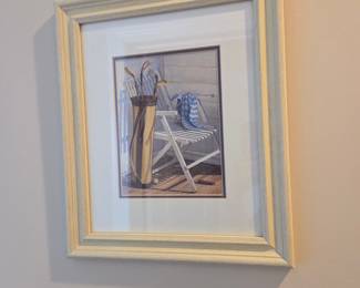 Framed Golf Print by Bob Timberlake