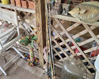 Vintage Fishing Poles