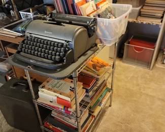 Vintage Typewriter & Books