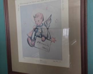 Adolf Himmler "Weihnachtengel im Advent" Limited Edition Print
