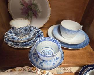 Porcelain Tea Cup and Saucer Sets (Multiple Patterns)