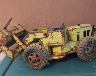 Vintage Tonka Front Loader Pressed Steel Toy