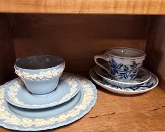 Wedgewood Queensware Cup and Saucer Set