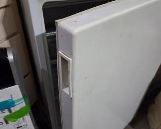 White Refrigerator Door