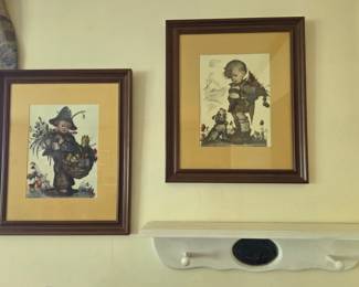 Hummel "Little Helper" and "The Little Mountaineer" Prints