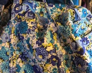Vera Bradley Large Duffel Bag Indigo Pop