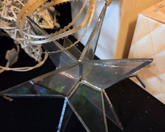 Moravian Star Stained Glass Ornament