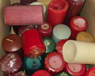 Assorted Pillar and Votive Candles