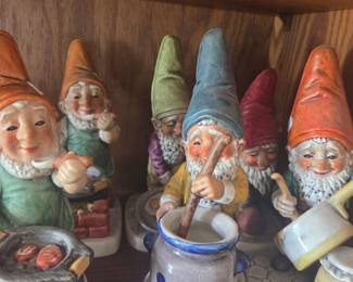 Collection of Goebel Co-Boy Gnomes