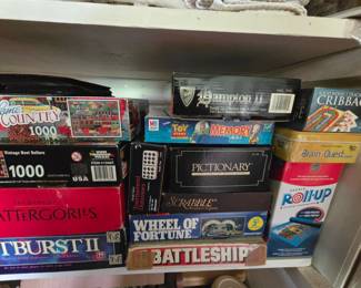 Collection of Board Games and Puzzles