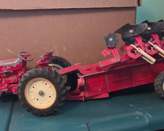 Ertl "All-Metal" Tractor and Plow Toy Set