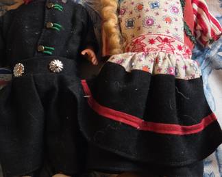 Vintage Rozetta Dutch Boy and Girl Dolls