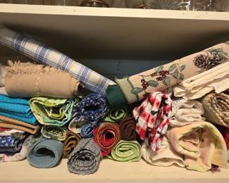 Assorted Table Linens and Textiles