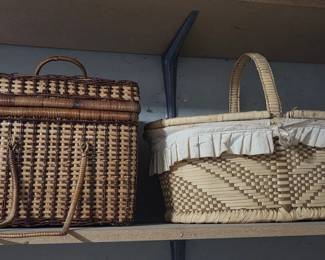 Vintage Wicker Picnic Baskets