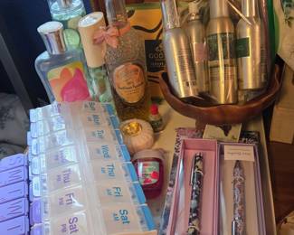 Vera Bradley Ball Point Twist Pens and Assorted Fragrance Lot