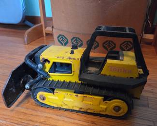 Tonka Pressed Steel Bulldozer Toy
