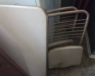 Vintage Cosco Metal Dinette Set with Upholstered Chairs