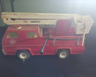 Vintage Tonka Pressed Steel Snorkel Fire Truck