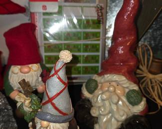 Christmas Gnomes Figurines Set