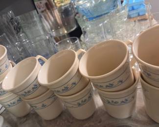 CorningWare "First of Spring" Pattern Coffee Mugs