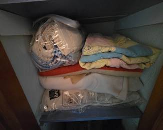Assorted Bedding and Blankets
