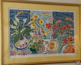 Clementine  a Serigraph Print By Cathi Whiting