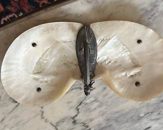Mother of Pearl Butterfly dish