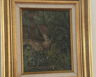 House of Pere Lacroix by Paul Cezanne