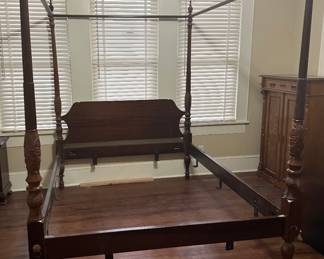 Vintage four poster bed