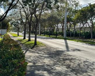 Parking option #2 along 38th St behind the shopping center. 