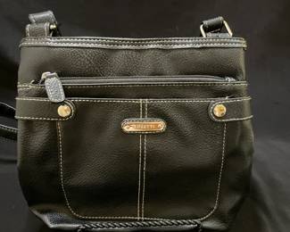 Black Rosetti Crossbody Bag