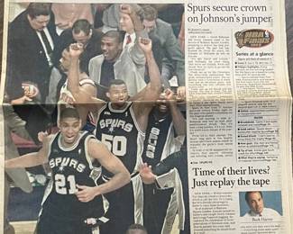  San Antonio Express News Special Edition Newspaper - "Title Wave"