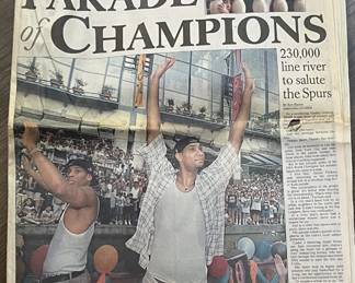  San Antonio Express News Special Edition Newspaper - "Parade of Champions"