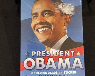 Trading Cards Featuring Barak Obama