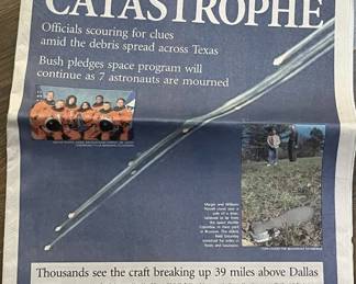  San Antonio Express News Special Edition Newspaper - "Columbia Catastrophe"