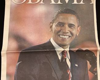 San Antonio Express News Commemorative Newspaper Section Featuring Obama