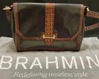 Brahmin Black & Brown Purse