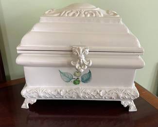 Decorative Storage Box With Detailed Carvings