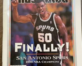 Commemorative Sports Illustrated Magazine Featuring The Spurs
