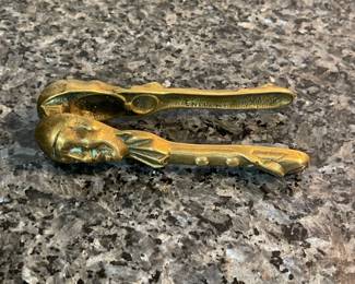 Vintage Brass Nutcracker