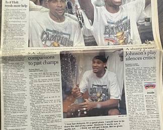  San Antonio Express News Special Edition Newspaper - "Spurs Have The Finals"
