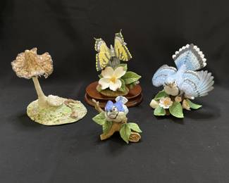 Porcelain Bird Figurines