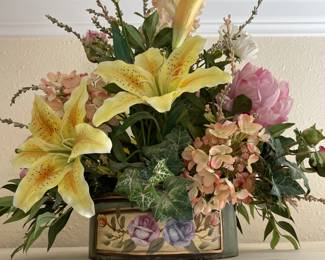 Multiple Silk Floral Arrangements