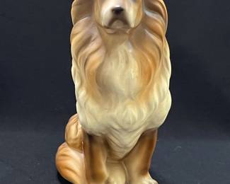 Vintage Collie Dog Figurine