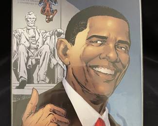 Commemorative Comic Book Featuring Barack Obama