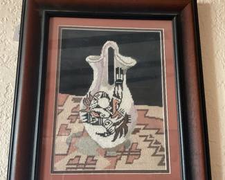 Cross-stitch artwork-15x18