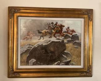 Frank C. McCarthy,CA-artwork 33x27