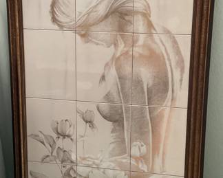 Artwork made of tile-28x44