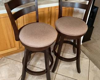 Pair bar stools-17x43