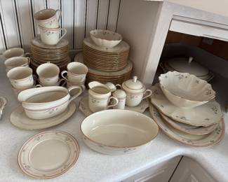 Lenox - Rose Manor pattern with additional serving pieces